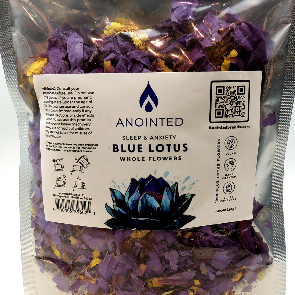 Blue Lotus Raw Flowers